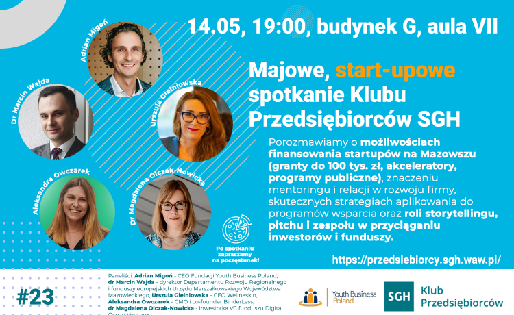 Grafika przedstawiająca zaproszenie na wydarzenie